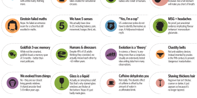Common MythConceptions: Most contagious falsehoods