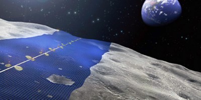 Turning the Moon into a Giant Power Plant